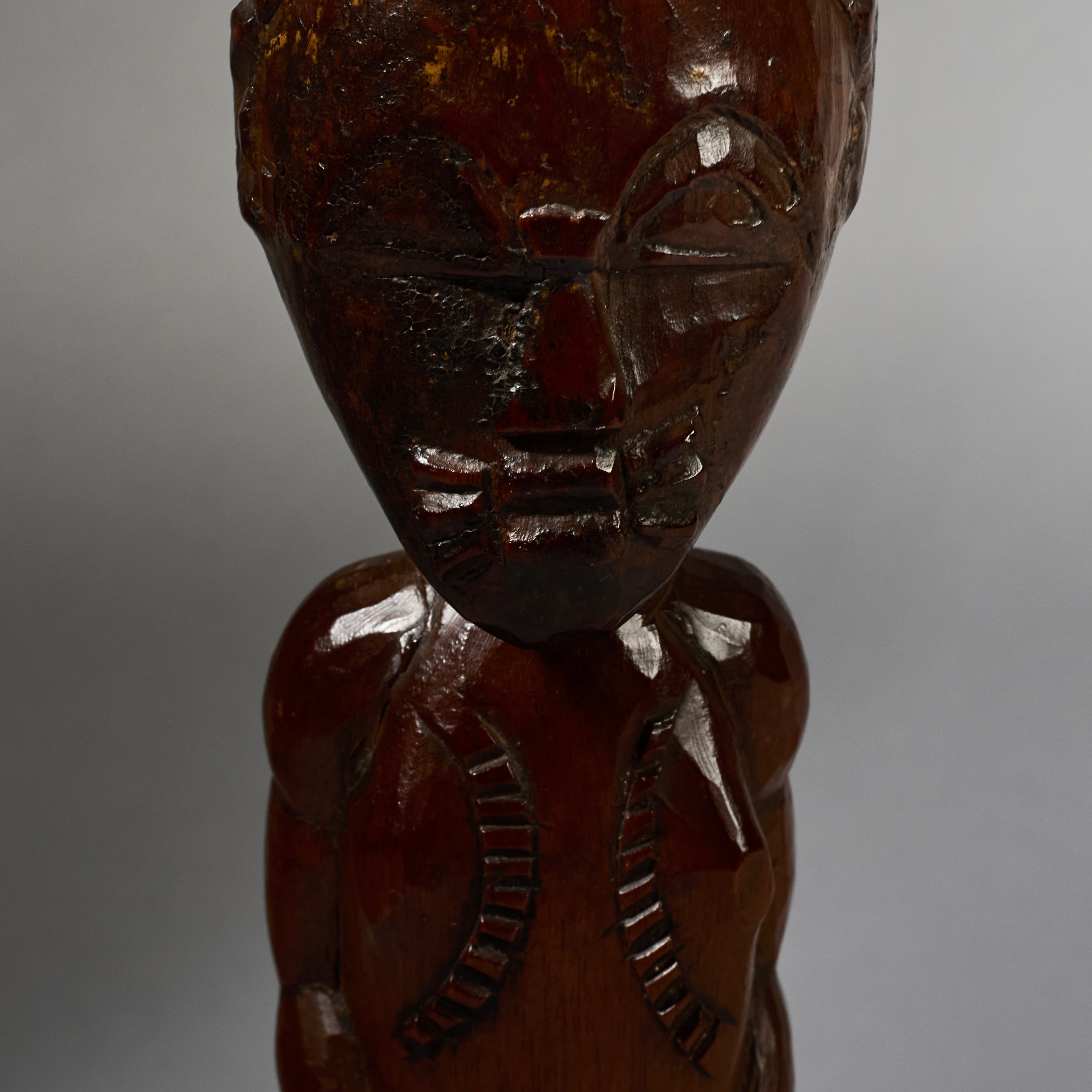 A OLD FINE SPIRIT PARTNER FROM BAULE TRIBE OF THE IVORY COAST EX BELGIAN COLLECTION  ( No 6291 )