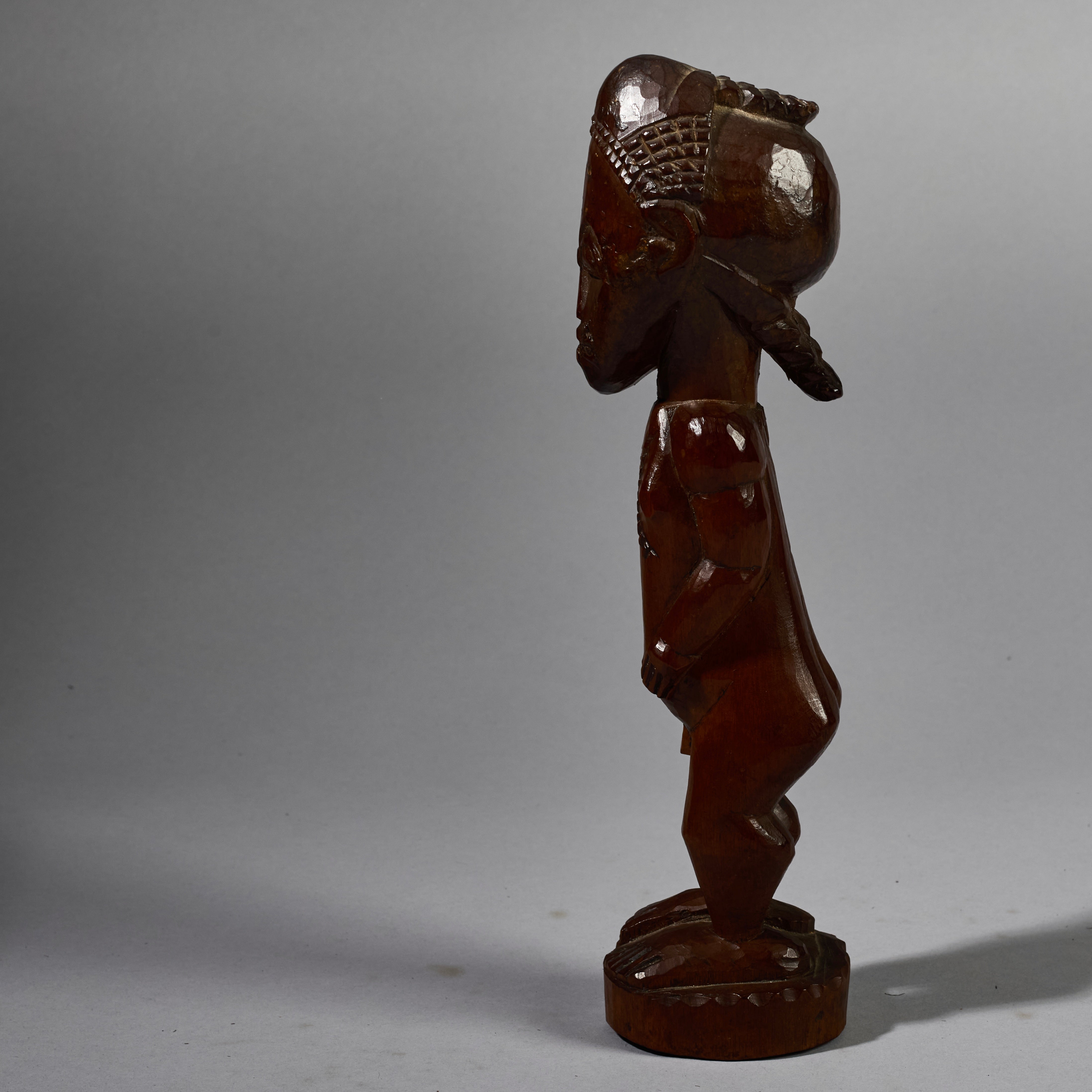 A OLD FINE SPIRIT PARTNER FROM BAULE TRIBE OF THE IVORY COAST EX BELGIAN COLLECTION  ( No 6291 )