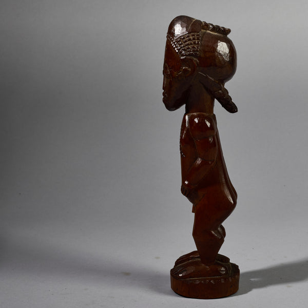 A OLD FINE SPIRIT PARTNER FROM BAULE TRIBE OF THE IVORY COAST EX BELGIAN COLLECTION  ( No 6291 )