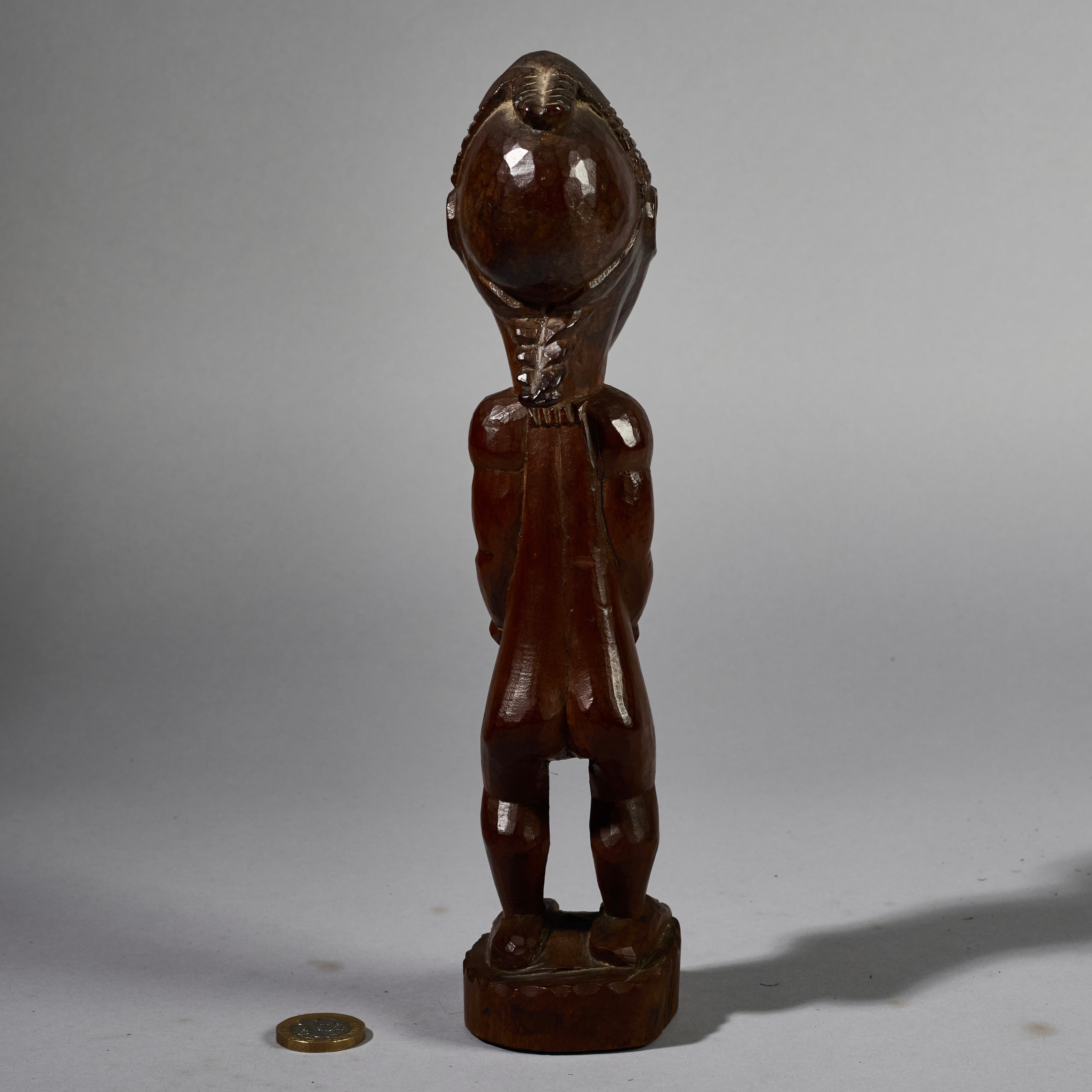 A OLD FINE SPIRIT PARTNER FROM BAULE TRIBE OF THE IVORY COAST EX BELGIAN COLLECTION  ( No 6291 )