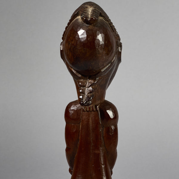 A OLD FINE SPIRIT PARTNER FROM BAULE TRIBE OF THE IVORY COAST EX BELGIAN COLLECTION  ( No 6291 )