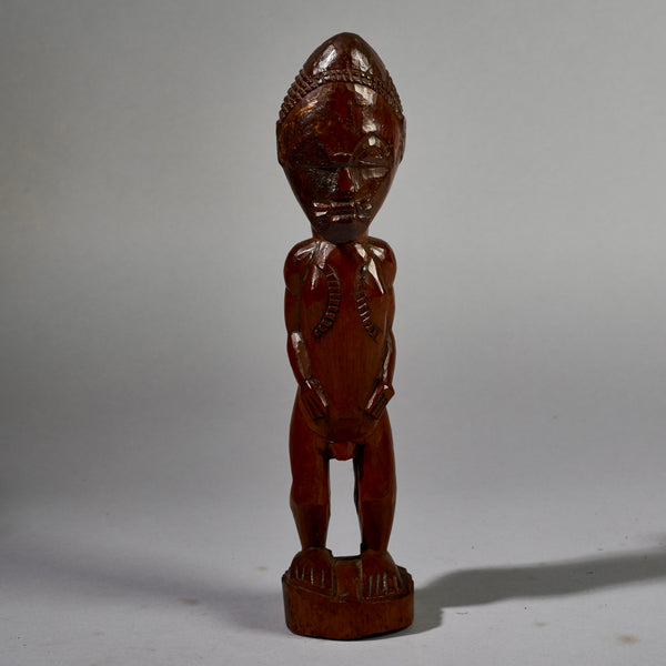 A OLD FINE SPIRIT PARTNER FROM BAULE TRIBE OF THE IVORY COAST EX BELGIAN COLLECTION  ( No 6291 )