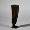 A BEAUTIFULLY PATINATED CEREMONIAL HORN CUP, BAMILEKE TRIBE OF CAMEROON W.AFRICA( No 6239)