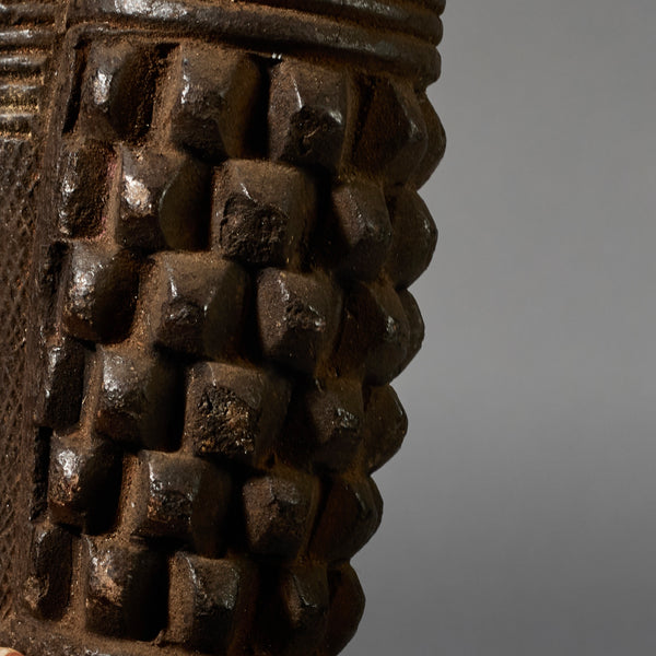 A CEREMONIAL CLAY PIPE FROM THE BAMILEKE TRIBE OF CAMEROON W.AFRICA ( No 6241)
