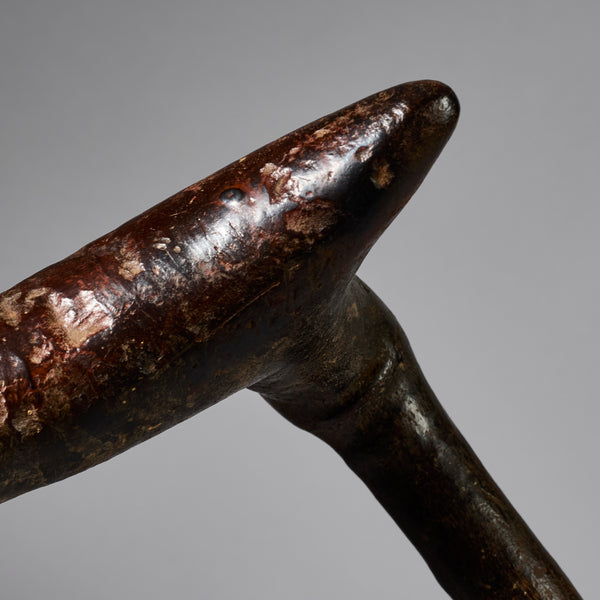 A WELL PATINATED ORGANIC HEADREST FROM THE RENDILLE TRIBE OF KENYA  (No 6240 ))