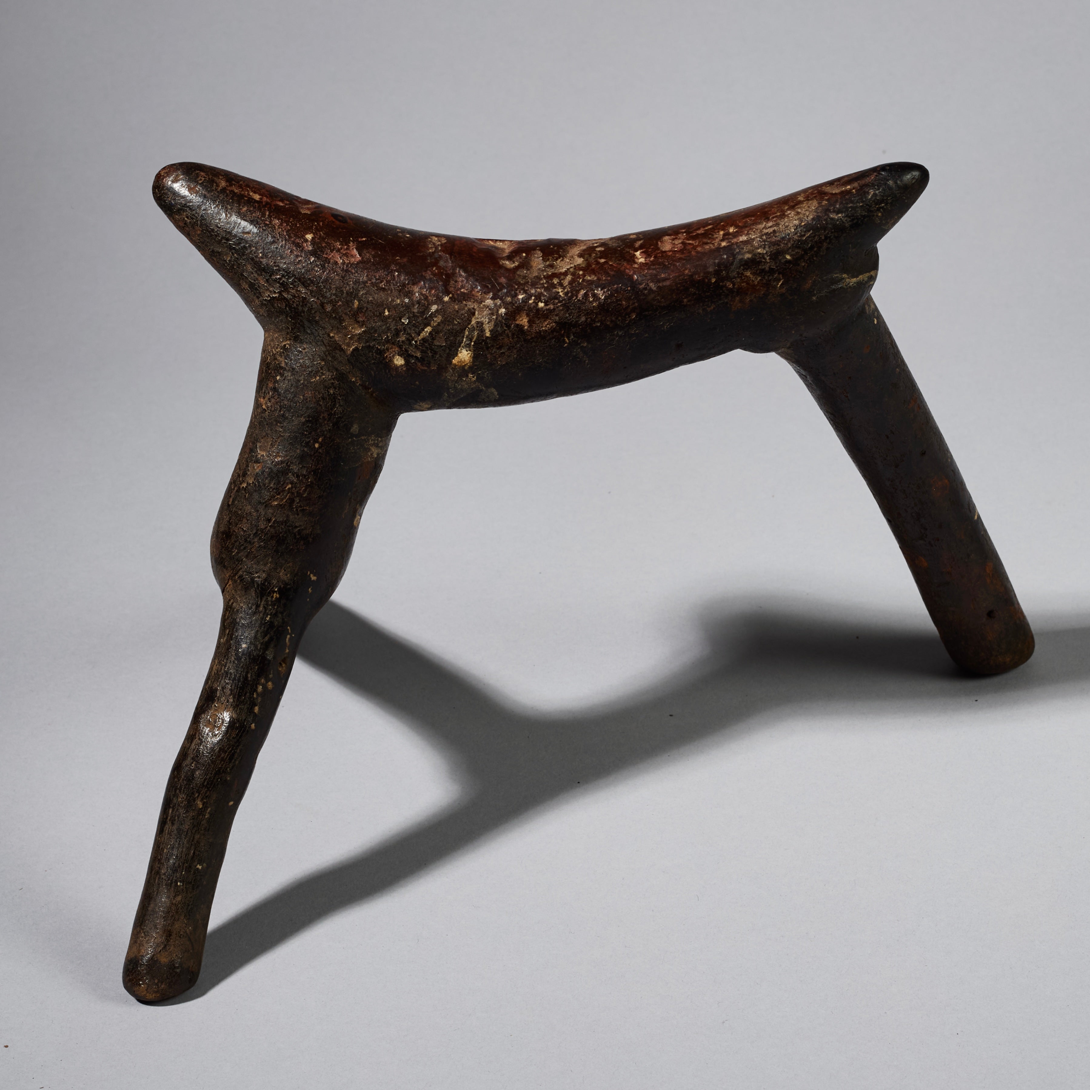 A WELL PATINATED ORGANIC HEADREST FROM THE RENDILLE TRIBE OF KENYA  (No 6240 ))