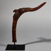 A ZOOMORPHIC STATUE FROM PAPUA NEW GUINEA , PRETTY OCHRE PIGMENTS , TALL 85CM   ( No 6245)