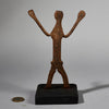 A PETITE ARMS FLAILIMG IRON FIGURE  FROM LOBI TRIBE BURKINA FASO ( No 5195 )