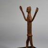 A PETITE ARMS FLAILIMG IRON FIGURE  FROM LOBI TRIBE BURKINA FASO ( No 5195 )