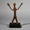 A PETITE ARMS FLAILIMG IRON FIGURE  FROM LOBI TRIBE BURKINA FASO ( No 5195 )