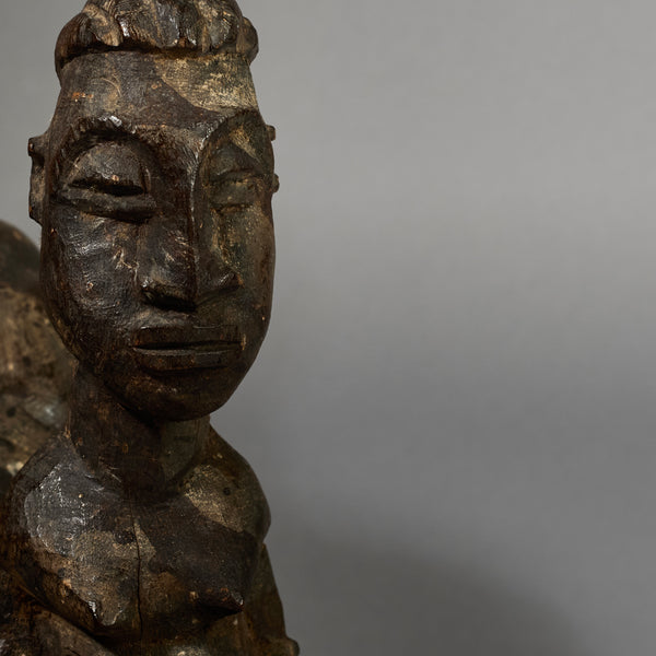 A SUPERB COPULATING LOBI THIL STATUE FROM IVORY  COAST  ( No 6230)