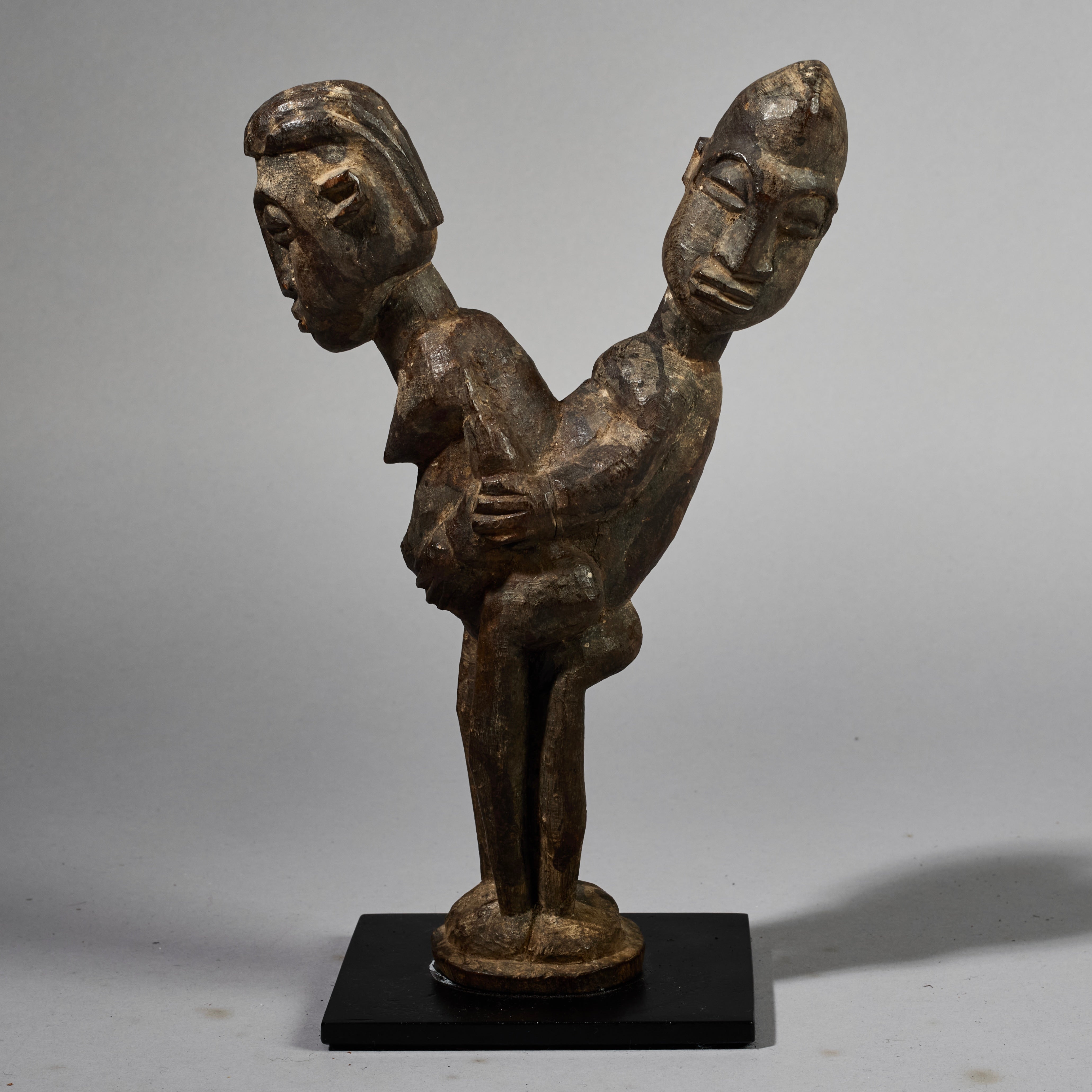 A SUPERB COPULATING LOBI THIL STATUE FROM IVORY  COAST  ( No 6230)