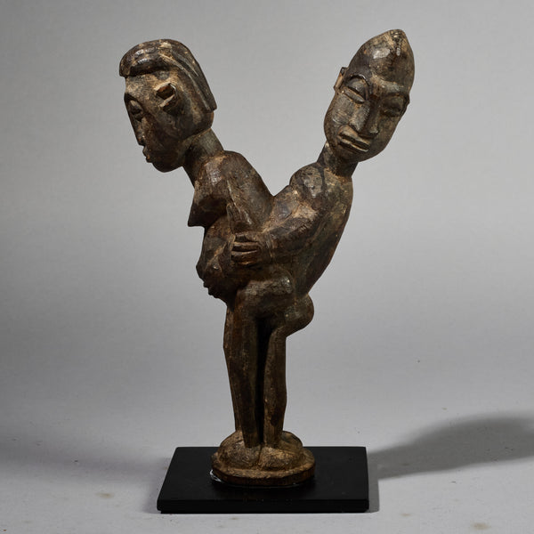 A SUPERB COPULATING LOBI THIL STATUE FROM IVORY  COAST  ( No 6230)