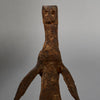 AN OXIDISED IRON DIVINATION SCULPTURE  FROM THE LOBI TRIBE OF BURKINA FASO ( No 6227)