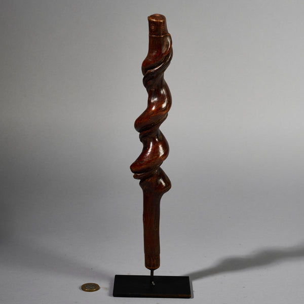 A FIGURATIVE SNAKE STAFF FROM NYAMWESI TRIBE TANZANIA E.AFRICA ( No 6235)