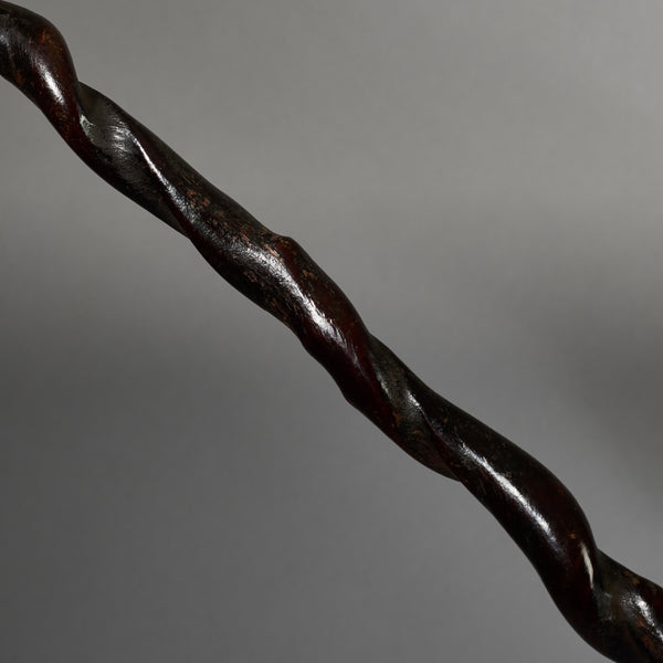 A FIGURATIVE SNAKE STAFF FROM NYAMWESI TRIBE TANZANIA E.AFRICA ( No 6233)