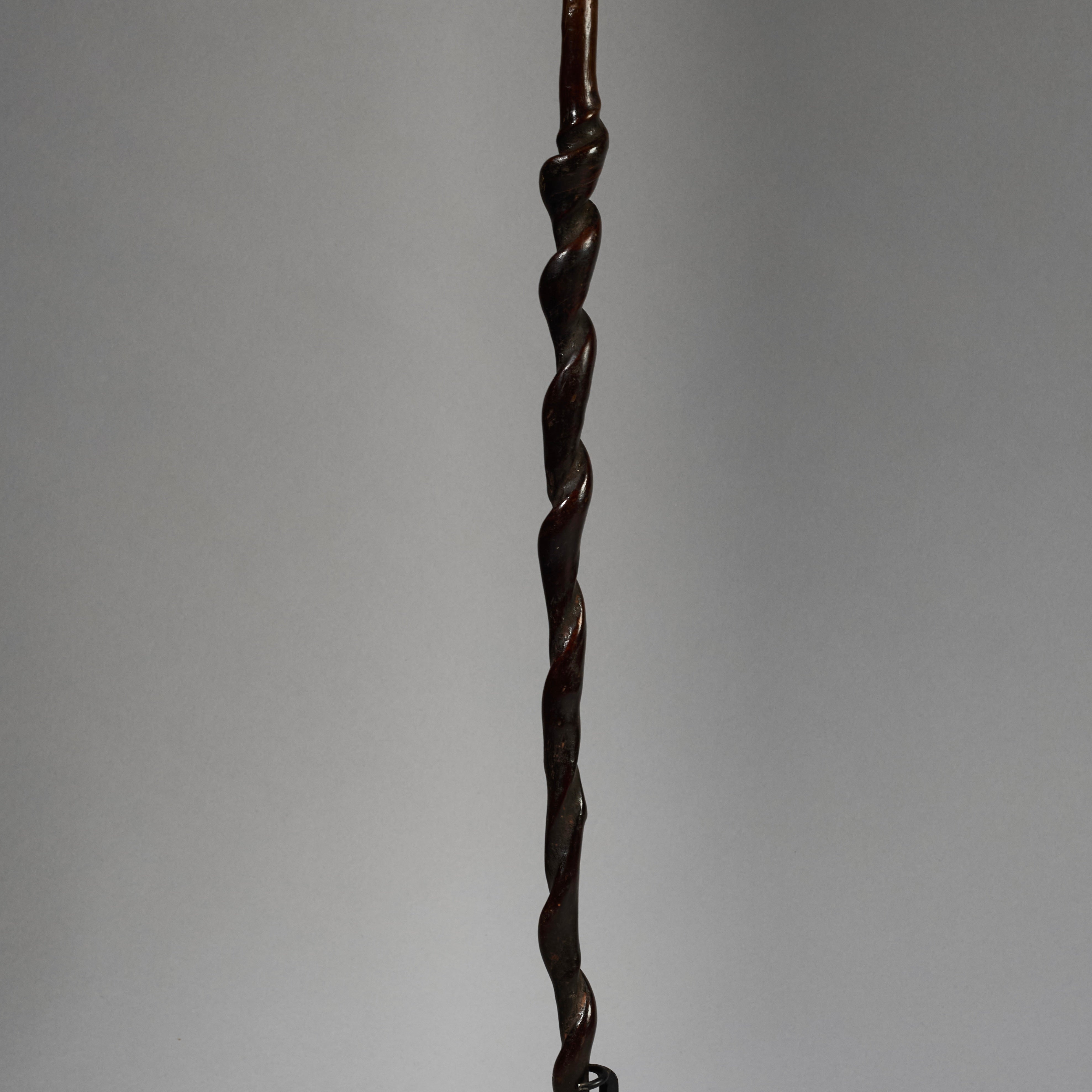 A FIGURATIVE SNAKE STAFF FROM NYAMWESI TRIBE TANZANIA E.AFRICA ( No 6233)