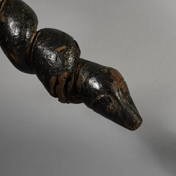 A FIGURATIVE SNAKE STAFF FROM NYAMWESI TRIBE TANZANIA E.AFRICA ( No 6234)