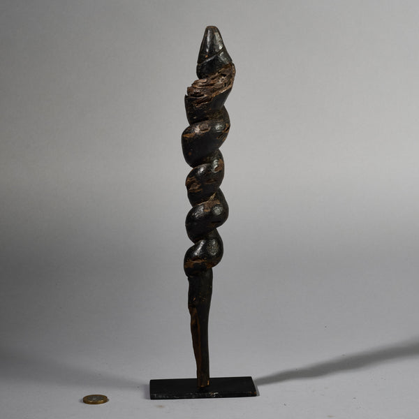 A FIGURATIVE SNAKE STAFF FROM NYAMWESI TRIBE TANZANIA E.AFRICA ( No 6234)