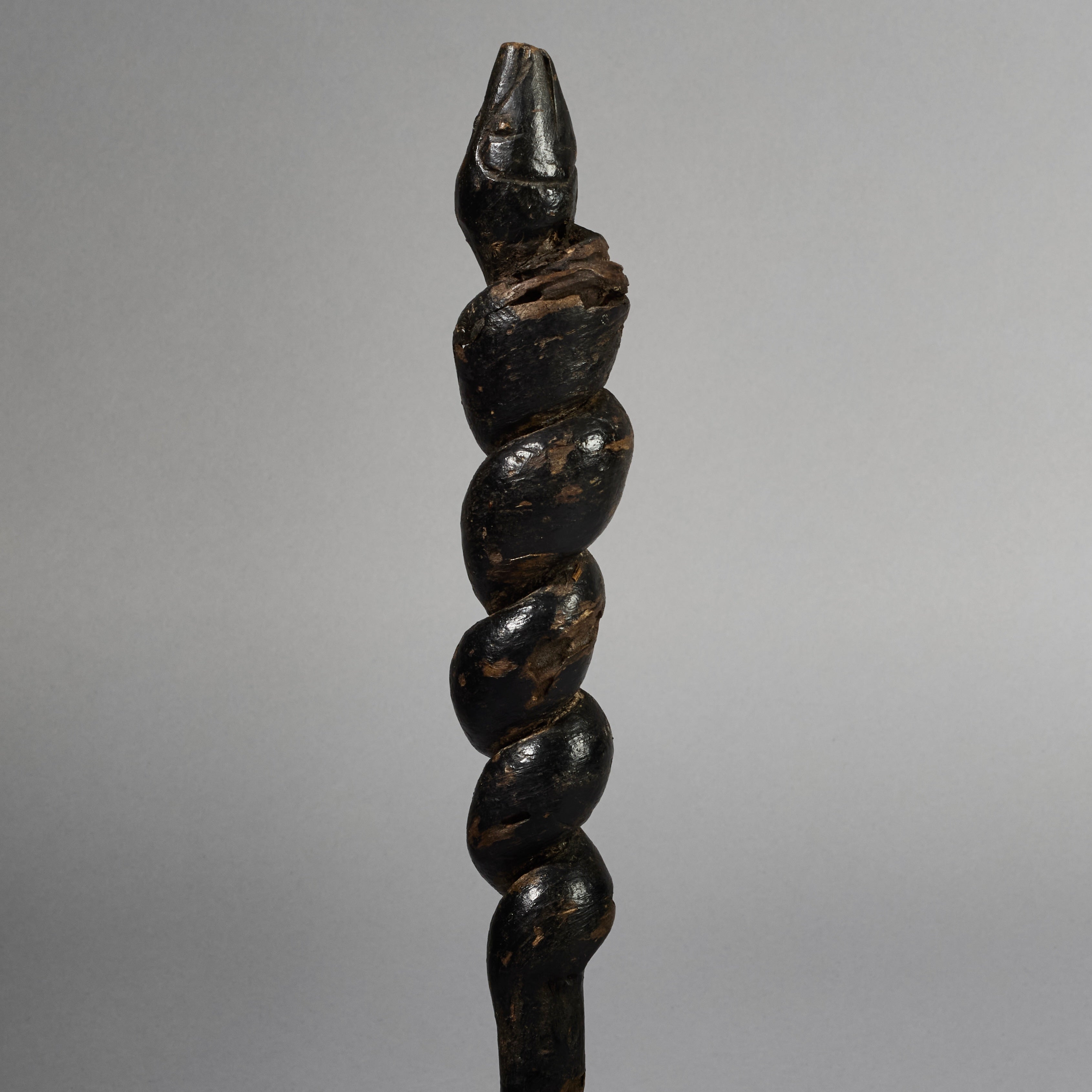A FIGURATIVE SNAKE STAFF FROM NYAMWESI TRIBE TANZANIA E.AFRICA ( No 6234)