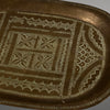 A SOPHISTICATED BRONZE PRESTIGE PLATE FROM NIGERIA  W.AFRICA( No 5253 )