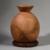 A ROUND OLD TERRACOTTA VESSEL FROM MALI    ( No 6206 )