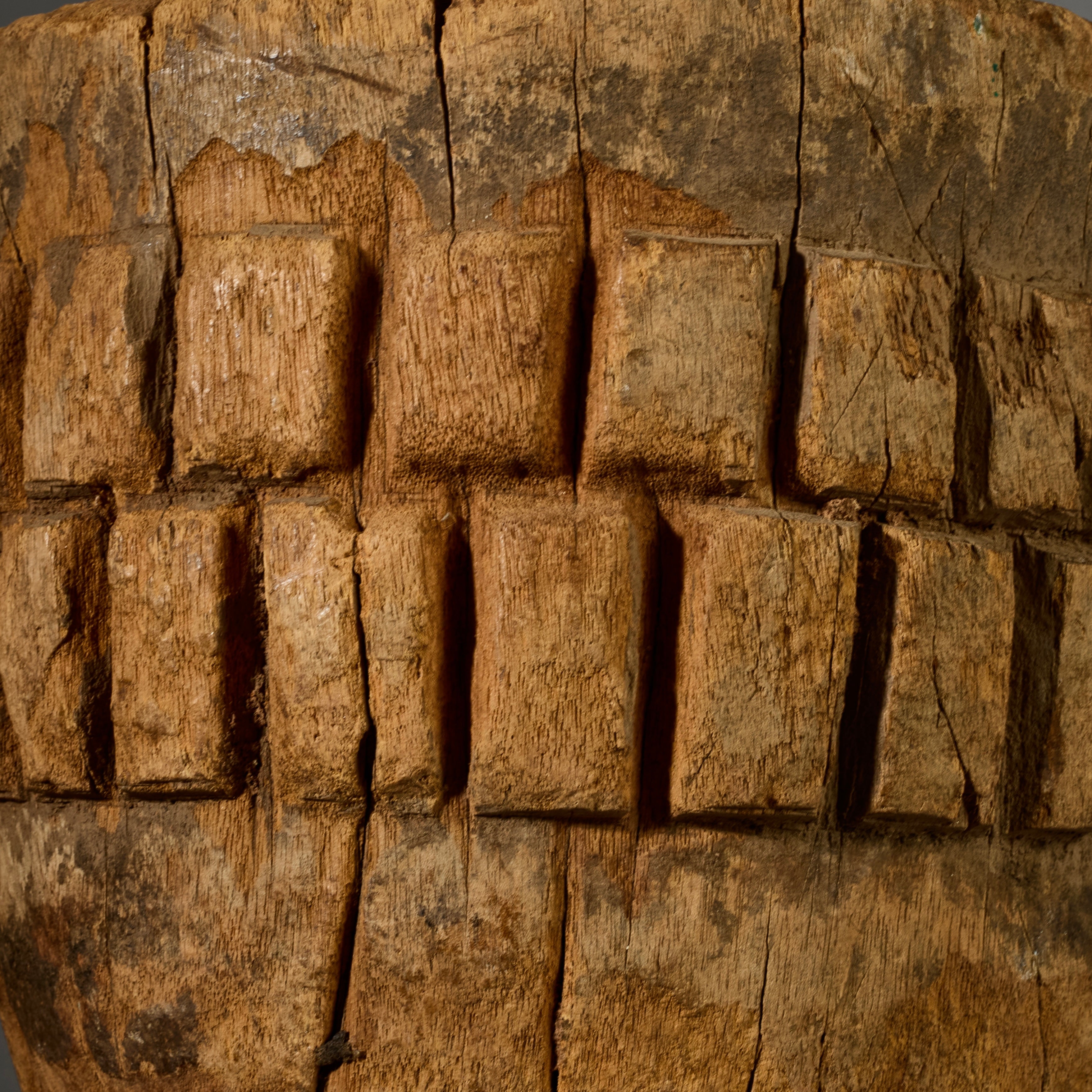 AN OLD ENGRAVED MORTAR,  DOGON TRIBE MALI,  w.AFRICA( No 6208 )