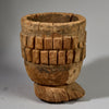 AN OLD ENGRAVED MORTAR,  DOGON TRIBE MALI,  w.AFRICA( No 6208 )