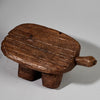 A SMALL WEATHERED ANIMAL SHAPED STOOL FROM THE BURKINA FASO  W.AFRICA ( No 6260)