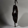 A RARE SHAPED LEATHER SHIELD, WITH INBUILT SWORD, FROM SHILUK PEOPLE  E.AFRICA ( No 6295