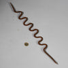 AN OXIDISED IRON SNAKE TALISMAN FROM THE LOBI TRIBE OF BURKINA FASO ( No 6229)