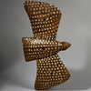 A SPOTTED FARMERS TROPHY BIRD, SENOUFO TRIBE OF THE IVORY COAST W.AFRICA ( No 6226)