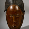 A PRETTY FEMININE MASK, BAULE TRIBE IVORY COAST EX UK COLLECTION ( No 6298)