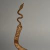 AN OXIDISED IRON SNAKE TALISMAN FROM THE LOBI TRIBE OF BURKINA FASO ( No 6228)