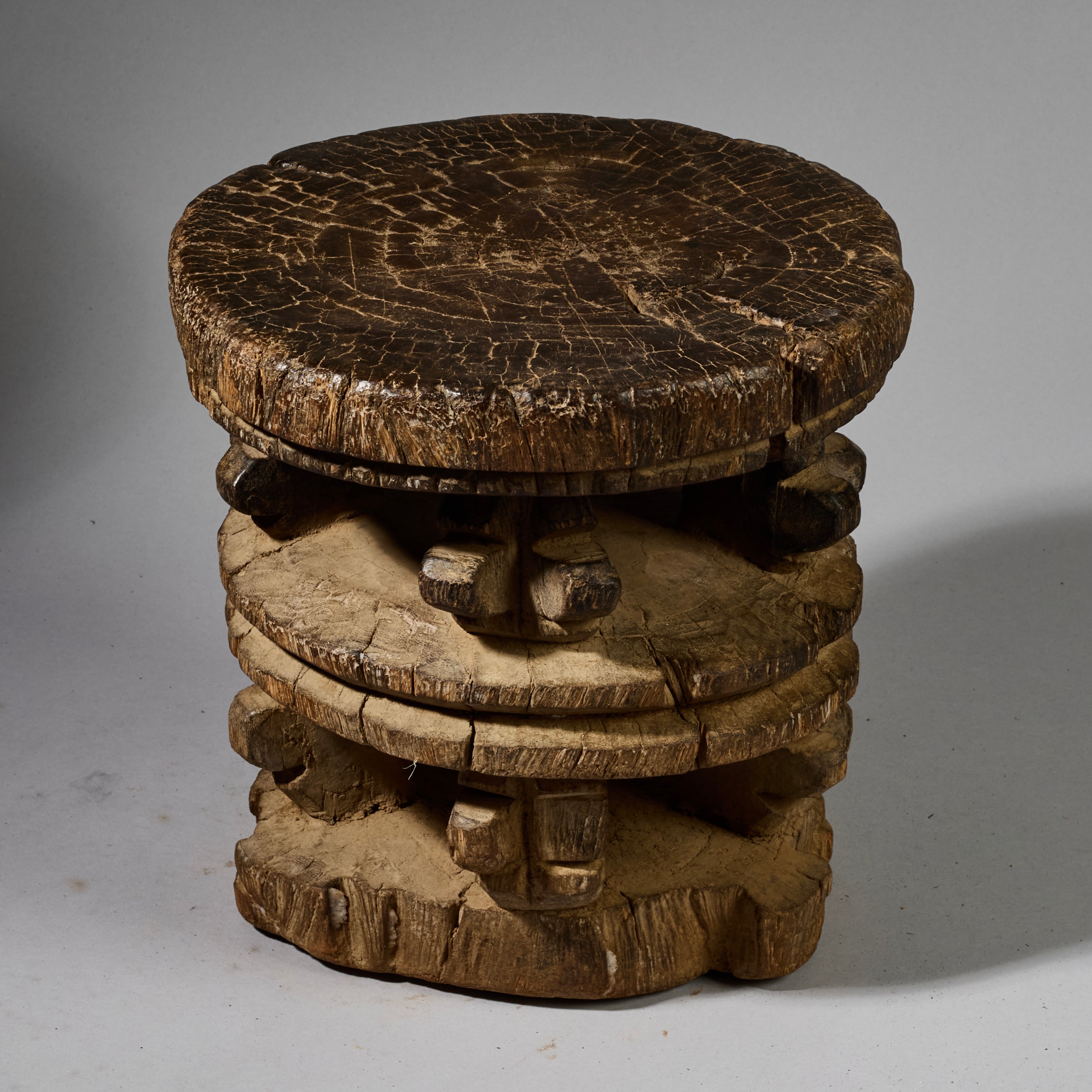 A DREAMY STOOL FROM THE DOGON TRIBE OF MALI WEST AFRICA( No 6214 )