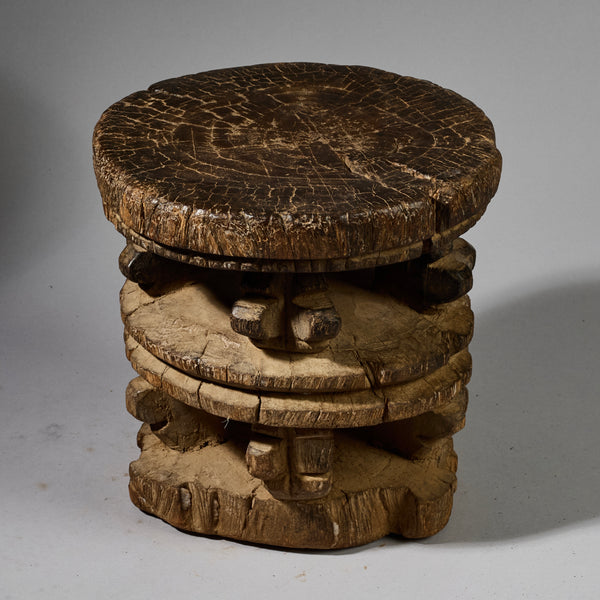 A DREAMY STOOL FROM THE DOGON TRIBE OF MALI WEST AFRICA( No 6214 )