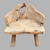 A WONDERFUL HEAVY ORGANIC TEAK CHAIR FROM JAVA  ** UK ONLY ( No 2442)