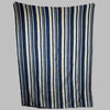 *A STUPENDOUS STRIPED INDIGO WOMANS CLOTH, NORTHERN GHANA ( No 2862 )