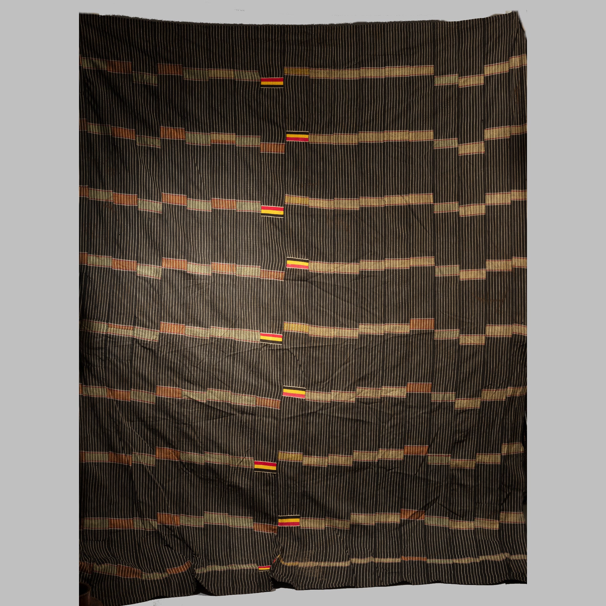 A DEEP DARK EWE CLOTH FROM GHANA  ( No 2915 )