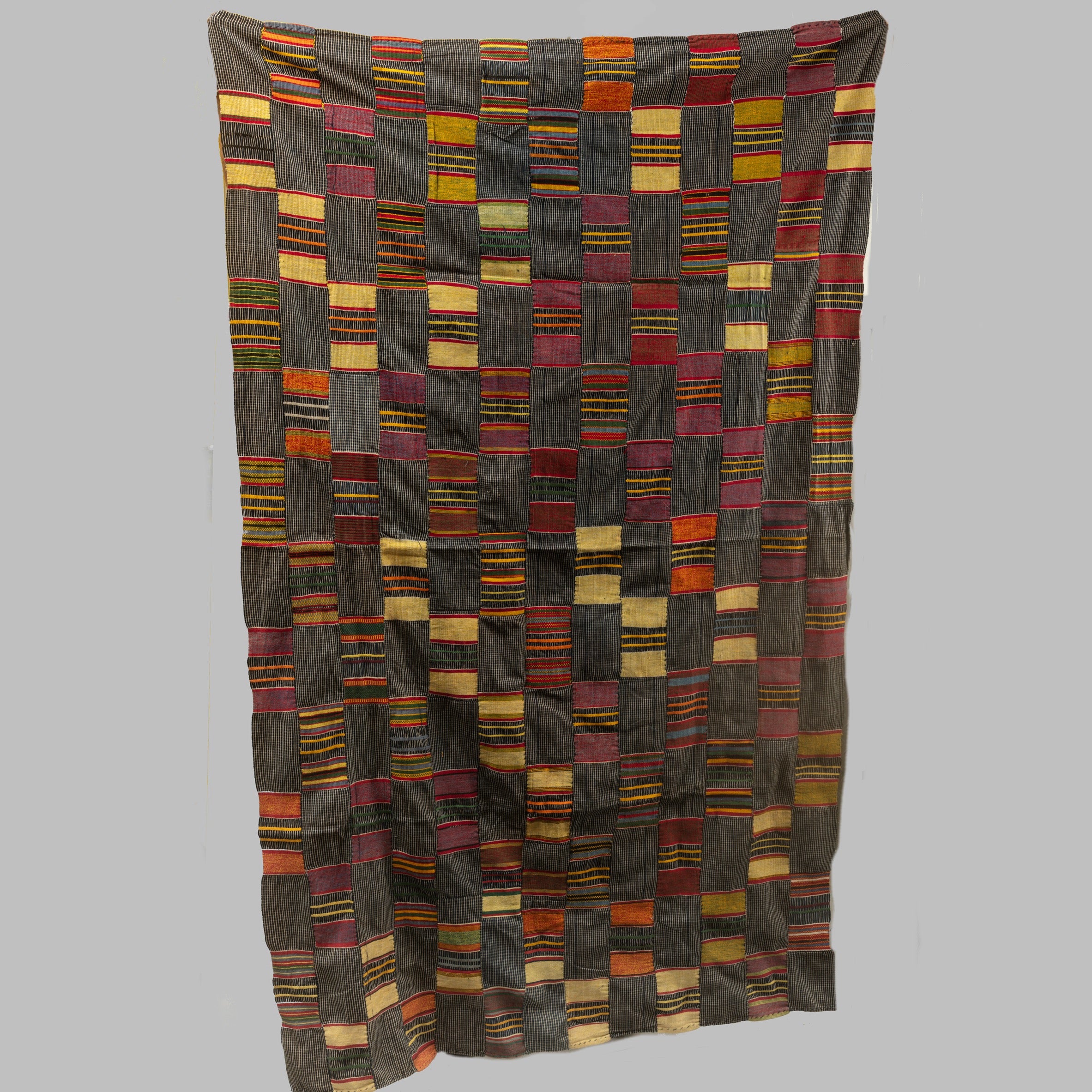 A GORGEOUS GOLDEN WOMANS CLOTH, EWE TRIBE GHANA ( No 4531 )