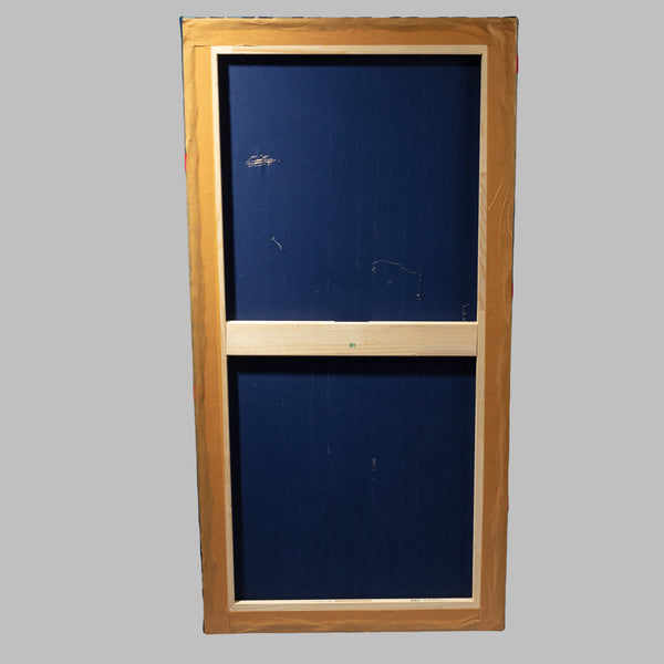 A GORGEOUS GRAPHIC + SPATIAL EWE TRIBE CLOTH FROM GHANA ( No 4632)