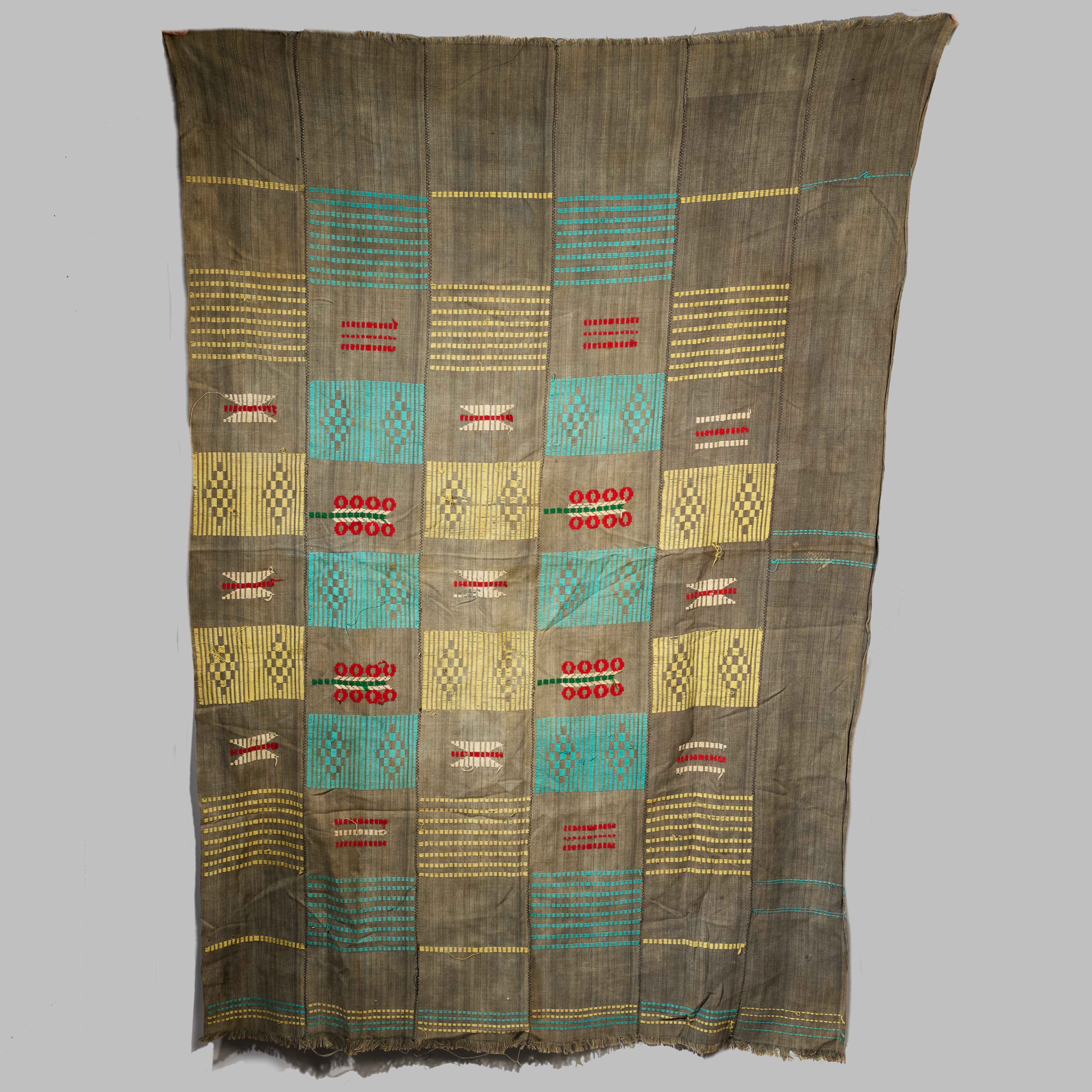 AN ATTRACTIVE COTTON CLOTH FROM THE SENOUFO  TRIBE OF IVORY COAST    ( No 5045 )