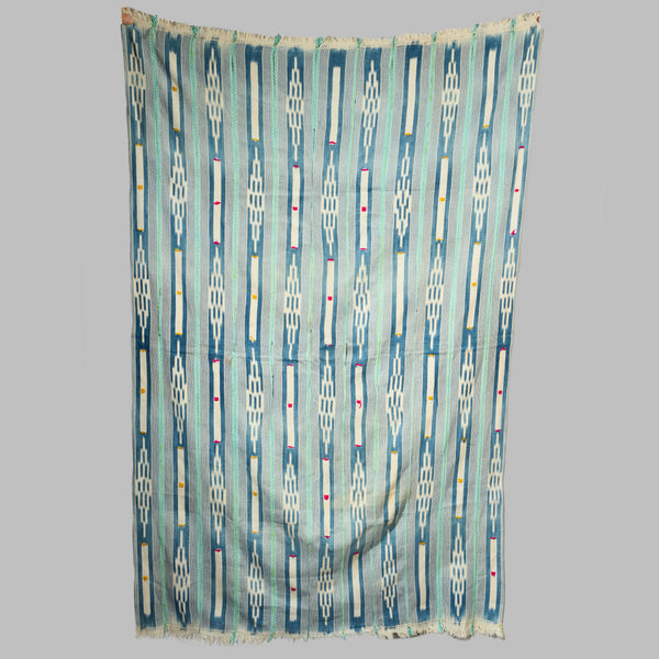A BEAUTEOUS BAULE TRIBE WOMANS CLOTH, IVORY COAST  ( No 5031 )