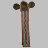 A WONDERFUL GREEN BEADED ELEPHANT MASK, BAMILEKE TRIBE OF CAMEROON ( No 5080)