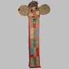 A WONDERFUL LARGE  BEADED ELEPHANT MASK, BAMILEKE TRIBE OF CAMEROON ( No 5082 )