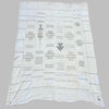 A LARGE FINE WHITE COTTON CLOTH FROM THE SENUFO YRIBE OF THE IVORY COAST  ( No 5090 )