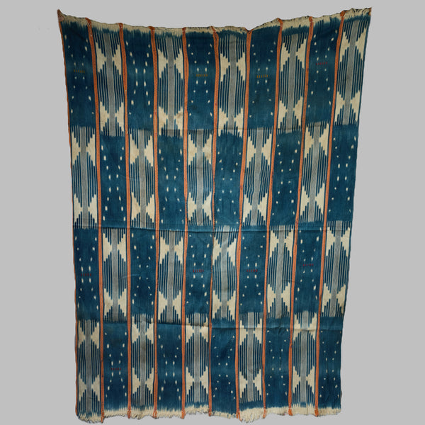 A BOUNTIFUL BAULE TRIBE WOMANS CLOTH, IVORY COAST  ( No 5170 )