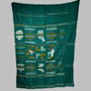 A UNUSUAL GRAPHIC BAULE TRIBE WOMANS CLOTH, IVORY COAST  ( No 5144 )