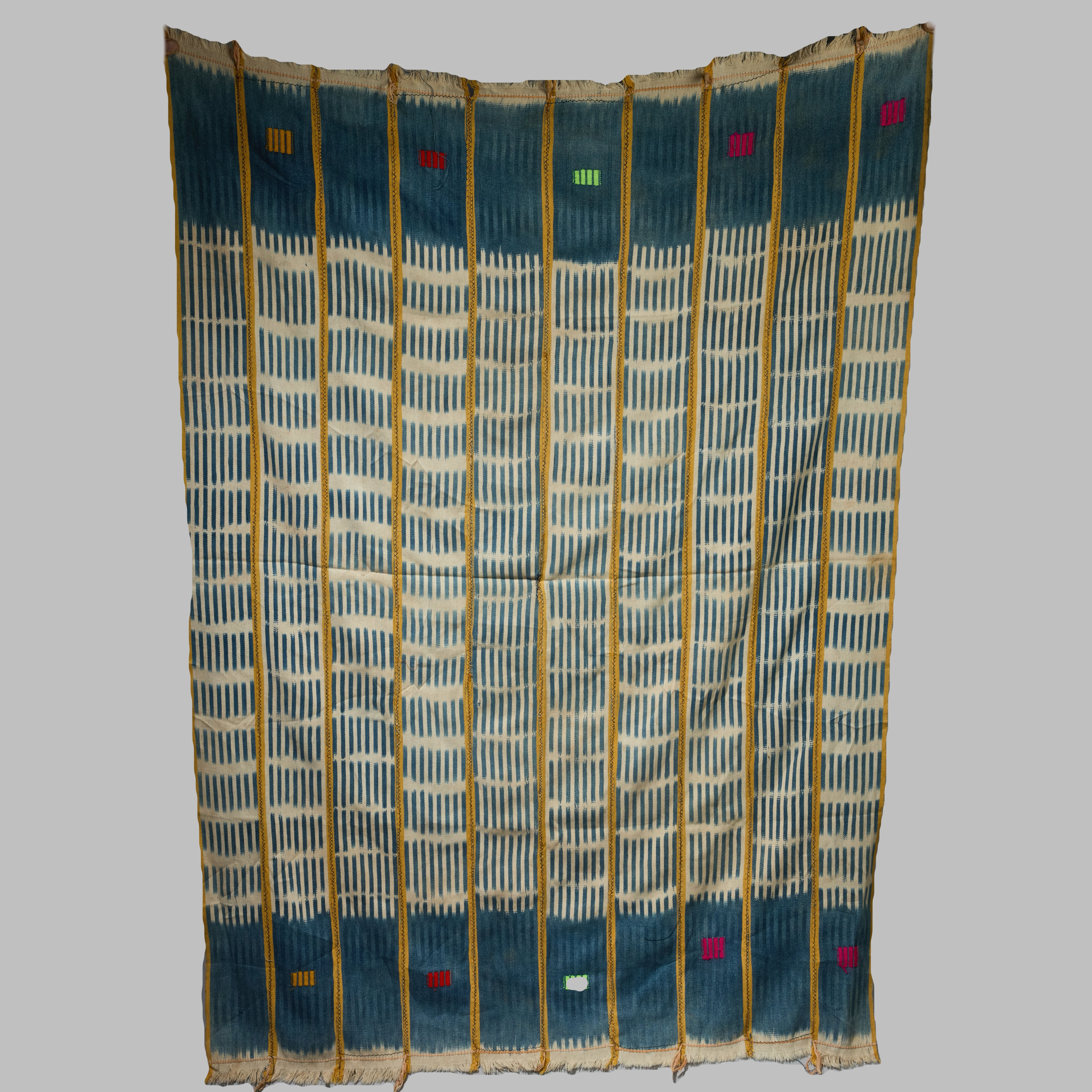 A RADIANT BAULE TRIBE WOMANS CLOTH, IVORY COAST  ( No 5171 )