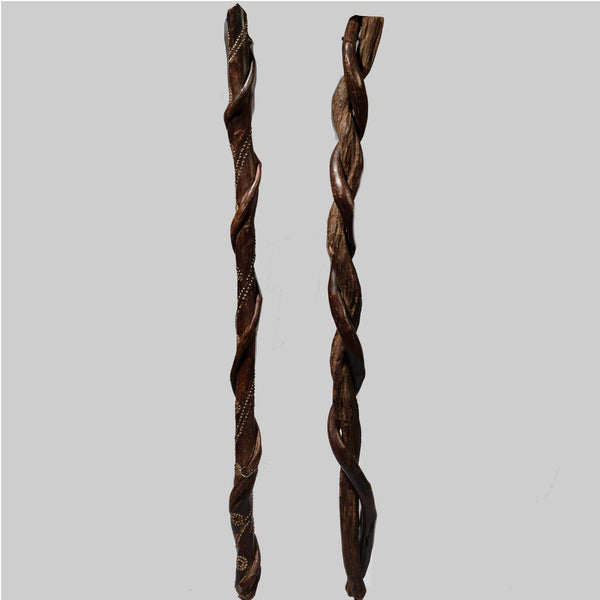A RARE PAIR OF TRADITIONAL WEDDING STAFFS FROM EAST AFRICA   [ No 4575 )